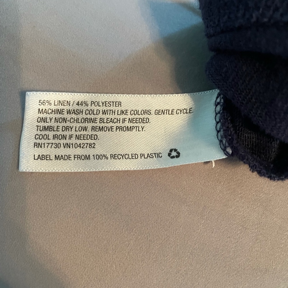 Universal Thread, Navy, Half Button Light T-Shirt - image 3